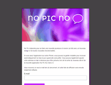 Tablet Screenshot of nopicnodial.com